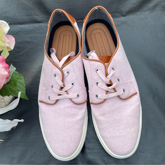 TOMMY HILFIGER MCKENZIE SHOES PINK MEN SIZE 12